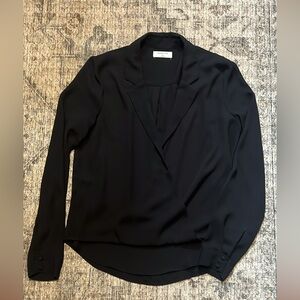 Aritzia Babaton Black Blouse